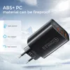 Chargeur USB type-c 48W QC 3.0 PD, Charge rapide, pour iPhone 12 13 Xiaomi Samsung, chargeur mural pour téléphone portable, prise ue/US