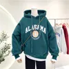 Women's Hoodies & Sweatshirts Kalenmos Women Hoodie Thick Sweatshirt Korean Tracksuit Autumn Winter Harajuku E-girl Punk Goth Men Loose Vint