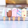 20st Cute Mini Cake Ice Cream Popsicle Flat Back Resin Components Cabochons Scrapbooking DIY smycken hantverk dekoration tillbehör