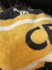 Classic Cel Classic Pattern Black Yellow Throw Flannel Fleece Filt Big Size 150x200cm Soft Vintage Style for Travel Home Offi3651454