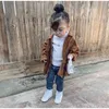 Fashion Baby Girl Boy Corduroy Shirt Jacket Infant Toddler Child Spring Autumn Coat Outwear High Quality Clothes 1-8Y 210713