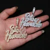 Chokers Stay Humble Pendentif Collier Plein Pavé Bling 5A CZ Hip Hop Rappeur Hommes Haute Qualité Bijoux