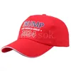 Trump Hat Summer Sun Ombrage des chapeaux de baseball réglables 2024 Caps d'élection présidentielle CAPS DB807