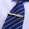Pins ve Klipler Erkekler Altın Bar Kelepçeleri Klasik Altın Erkek Kravat Pin Klip Classps İş Hediyeler Düğün Takı Konuklar için