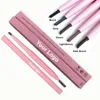 Customized Eyebrow Pencil Double-headed Waterproof Cosmetic Long Lasting Eyebrown Pen 5colors Women Gift