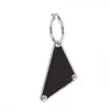 Mode män kvinnor charm örhänge elegant svart triangel etikett örhängen märke smycken bröllop tillbehör7164437