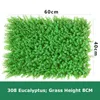 Décoratif Fleurs Couronnes DIY Plante Artificielle Panneaux Muraux 40x60cm En Plastique Maison Jardin TV Fond Boutique Centre Commercial Décoration Vert Tapis Tu