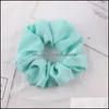 Elastici per capelli Gioielli Chiffon Nastri per capelli Copricapo Intestino crasso Cravatte Corde Fasce per capelli elastiche Porta coda di cavallo per ragazza Donna Trendy Aessori