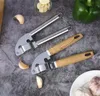 Novas ferramentas de cozinha de aço inoxidável alho Press Mini Rápido Manual Garlics Machine Machine EWD7759