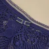 Mutandine da donna 6 pezzi / lotto Perizoma sexy da donna in pizzo Tanga senza soluzione di continuità Trasparente Hollow Girls G-String Biancheria intima erotica a vita bassa all'ingrosso