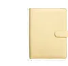 11 Couleurs Macron EN STOCK ! Cahier à feuilles mobiles vide A6 classeur fournitures 130*190mm cuir PU couverture spirale dossiers planificateurs budgétaires