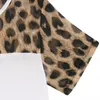 MWWWM 2022 Estilo de Verão Mulheres Mulheres Leopardo Chiffon Blusa Blusas Femininas Camiseta Camisas Roupas Tops Blusas Femininas Camisas