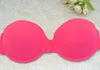 Reggiseno trasparente trasparente Reggiseno push-up imbottito da donna Reggiseno senza spalline Convertibile Regolato Grande mezza tazza Semplice lingerie sexy Everyday 210623