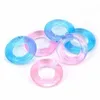 Crystal Clear Time-Delay Cock Ring: Strong, Stretchy Silicone for Longer Lasting Erections and Enhanced Stamina - Adult Male Sex Toy (YL0407)