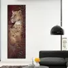 Elefante Tiger Leão Deer Zebra Leopardo Mãe e Criança Pintura em Canvas Animal Posters para sala de estar Decoração de parede de parede