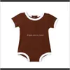 Barboteuses Combinaisonsvêtements bébé enfants maternité livraison directe 2021 né bébé garçon fille barboteuse body tricot Pit tenue été Ouifit