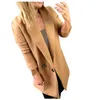 Damesjassen Dames Lange mouwen Dubbelzijdige Wollen Jas Modieuze Casual Slim-Fitting Knoppen Revers Lichtgewicht