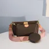 com sacos de noite código de data mulheres luxurys designers crossbody sacos carteira mochila bolsas bolsas titular do cartão bolsa de ombro mini conjunto de 3 peças