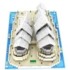 4131PCS Toys For Children Diamond Bricks Famous City Architecture Sydney Opera House Model Mini Building Blocks Educational Toys X0902