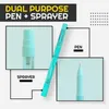 Gelpennor Portable Sprayer Pen 0.5mm Skrivning med klipp 10 ml p￥fyllningsbara tomma spraybeh￥llare f￶r kontor utomhus