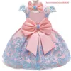 Lindo meninas florais vestidos de casamento vestido de natal para bebê meninas aniversário princesa vestidos de primeira comunhão vestidos infantis g1129