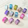 Girls Mermaid Sequins Slap Snap Bracelet Party Shining Wristband Fashion Kids Boys Jewelry Colorful Kid Birthday partys Gift ZYY995