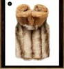 men's fur vest coat mink slim fit man 211207