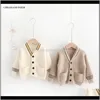 Одежда детская капля доставка 2021 вязаные детские свитера vneck kids jumper cardigans шерстяные мальчики девочки для малышей кардиган 20110