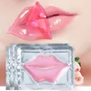 Pink White Gold Crystal Collagen Masks Moisturizing Essence Lip Care Cosmetic Anti Wrinkle Patch 8G/PC