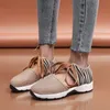 Sandalet kadın Rahat Mesh Nefes Çanta Kök Kayışı Sneakers Hollow Leopar Baskı Tek Ayakkabı