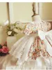 Vestido de niña española para niños primavera y verano nuevo hadas lolita princesa lolita vestido bebé niña chal vestido 2-12 años q0716