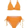 Hoge taille bikini kleine borsten verzameld conservatief Koreaans lente badpak vrouwen splitsen sexy 210416