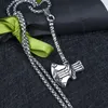 Łańcuchy Viking Men Naszyjnik Nordic Nordic Mitology Silver Color Design Rune Hatchet Butelka otwieracz Choker Charms2167705