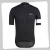 Pro Team Rapha Cykling Jersey Mens Sommar Snabb Torka Sport Uniform Mountain Bike T Shirts Väg Cykel Toppar Racing Kläder Utomhus Sportkläder Y21041328