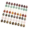 13 * 18mm Płaskie tył Assorted Luźny Kamień Faceted Teardrop Cabochons Koraliki Do Biżuterii Dokonywanie Healing Crystal Hurt