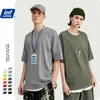 INFLAZIONE T-shirt Hip Hop moda oversize in cotone color caramella T-shirt tinta unita T-shirt di base vestibilità ampia T-shirt unisex per coppia 8193S 210409