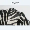 Zevity Women Vintage Animal Tekstura drukowania szarowie mini sukienka żeńska batwing rękaw kimono