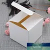 Gift Wrap 13 Sizes 50pcs Square Kraft Carton Paper Box,small White Cardboard Packaging ,Craft Soap