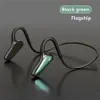 Bone Conduction Concept Earphones Bluetooth Wireless Sports Earphone Headset Stereo Handsfree med mikrofon för att springa