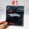 Empty Black Medibles Mylar Packaging Bag 150mg Gummy Borse Bambino resistente alla chiusura a cerniera Animale Cassa