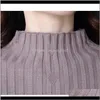 Pullover Damenbekleidung Bekleidung Frauen Herbst Winter Rollkragen Langarm Plaid Gestrickte Pullover Kleid Weibliche Lose Pullover Pullo