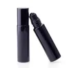 10ml Matte Czarne szklane rolki na butelce Jade Roll-on-Glass Essential Oil Butelki wałkowe Hurtownie SN5589