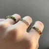 Naturliga Jasper Rings 14K guldfyllda knöl smycken mujer bague femme handgjorda minimalism boho kvinnor