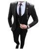 Abito bianco da uomo slim fit 3 pezzi smoking casual da ballo sposo con risvolto con visiera business per abiti da sposa 2021 (giacca + gilet + pantaloni) blazer da uomo