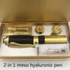 2 in 1 nieuwe hoge druk hyaluronic pen 2 in 1 hyaluron pen voor tattoo tip hyaluron pistool 0.3ml 0.5 ml hoofd Q0508