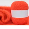 1 pc 50g de alta qualidade anti-pilling fios cashmere longo pelúcia de pelúcia fios de lã de lã para tecelagem chapéu de camisola lenço para mão knitting y211129