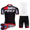 Felt Team Ropa Ciclismo Mens traspirante per ciclismo a manicotto corto Shorts Shorts Sump Abbigliamento da corsa su strada Summer Bicycle Outdoor Uni2807