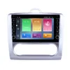 Android 9-calowy samochód DVD Radio GPS dla Forda Focus EXI w 2004-2011 WiFi Aux Support DVR OBD II Lustro Link