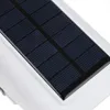 Caméra de sécurité factice solaire 77 LED comme moniteur de lumière capteur applique murale jardin extérieur