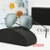 Top Quality Polarizado Sunglass Glass Lens Clássico Piloto Metal Marca Óculos de Sol Homens Mulheres Femininas Forma